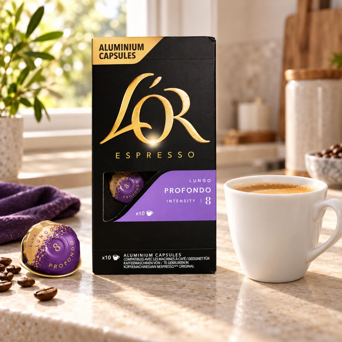 L'OR Aluminium Capsules Espresso Profondo - 10 Capsules