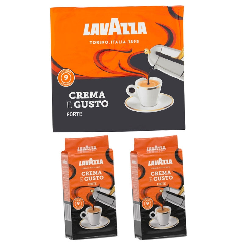 Lavazza Crema E Gusto FORTE ground coffee -250 gm (Pack of 2)