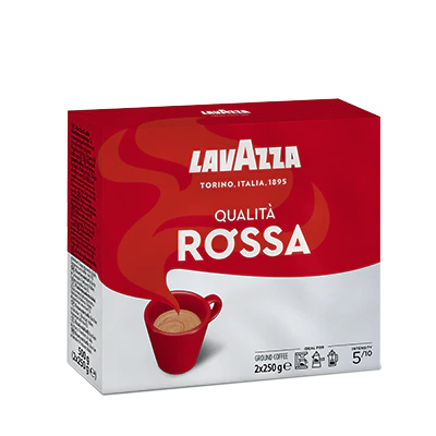 Lavazza Qualita Rossa ground Coffee -250 gm  (Pack of 2)